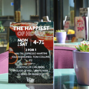 Restaurant Tent Cards